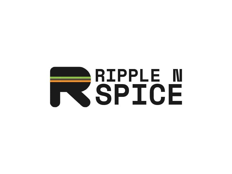 Ripple N Spice logo design