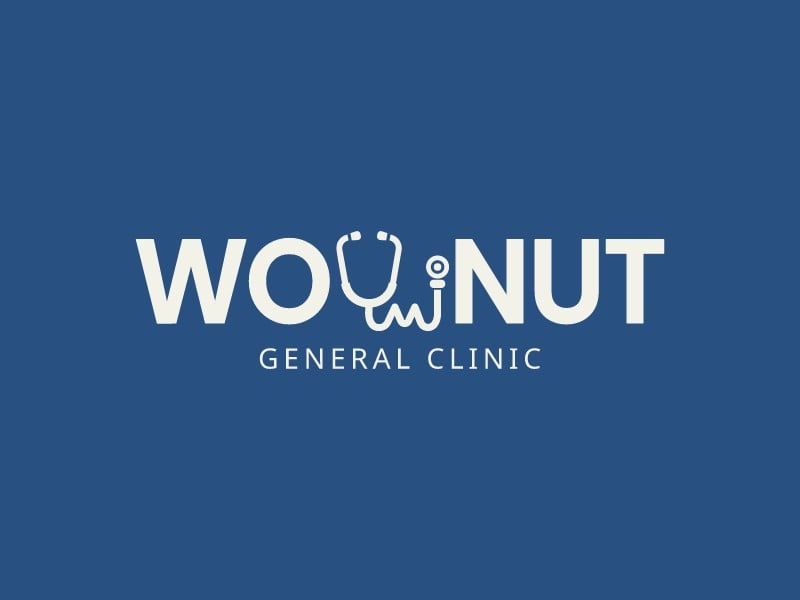 Wo nut logo design