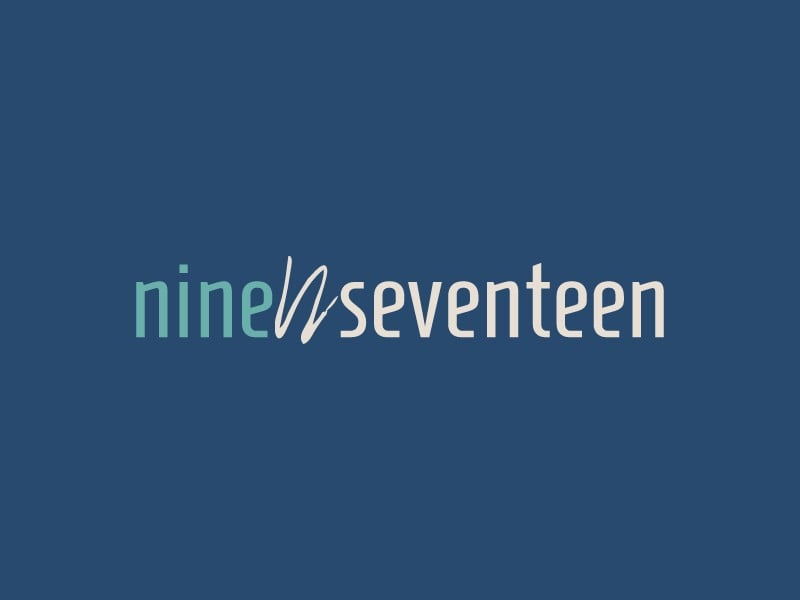 nine seventeen logo design