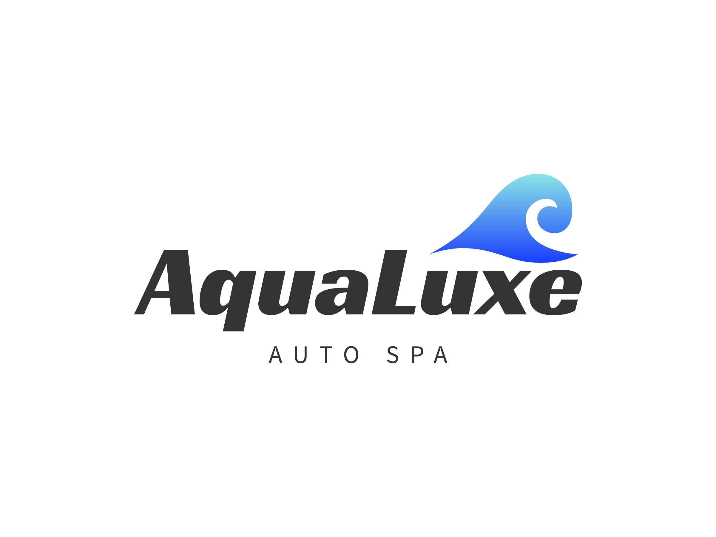 AquaLuxe logo design